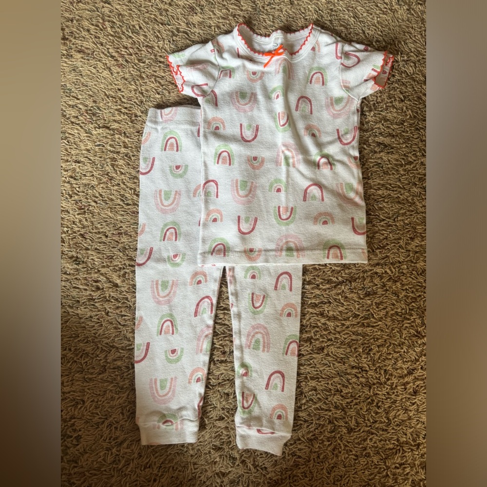 Rainbow Print Kids Pajamas